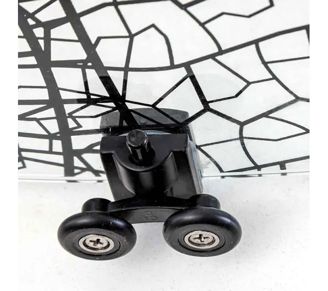 Душевой уголок AvaCan FB2  с рисунком/черный, Цвет стекла: с рисунком, Цвет профиля: Черный, Выбрать размер: 170-190х90, изображение 95