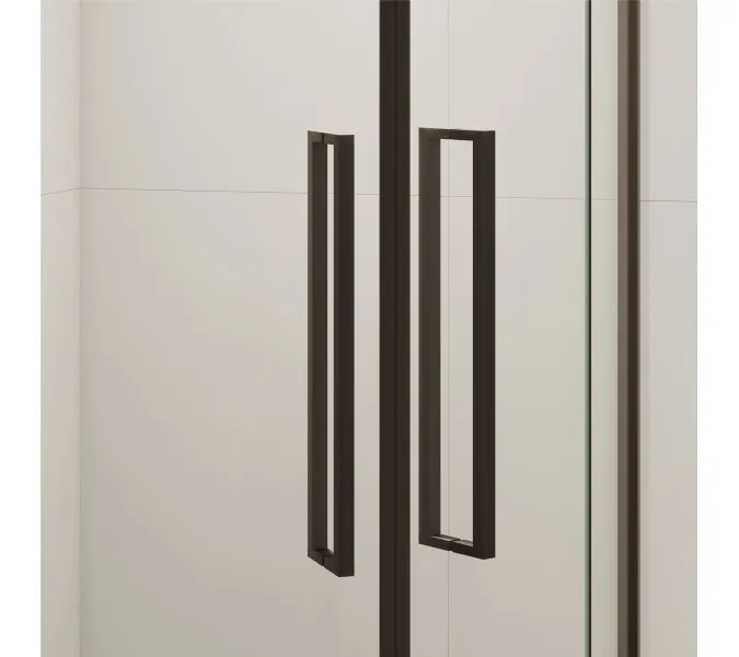 Душевой уголок RGW SV-53B прозрачное/черный, Цвет стекла: прозрачное, Цвет профиля: Черный, Выбрать размер: 800x800, изображение 5