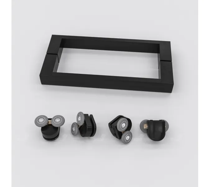 Душевая дверь RGW CL-14B, Цвет стекла: прозрачное, Цвет профиля (вариация): Черный, Выбрать размер: 100, изображение 11