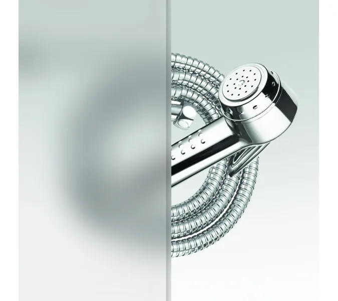 Боковая панель RGW Z-050-2, Цвет стекла: матовое-сатинат, Цвет профиля: Хром, Выбрать размер: 110, изображение 5