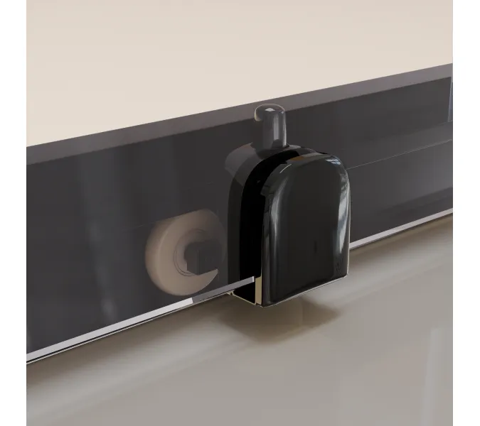 Душевой уголок RGW CL-54B, Цвет стекла: прозрачное, Цвет профиля (вариация): Черный, Выбрать размер: 900x900, изображение 5