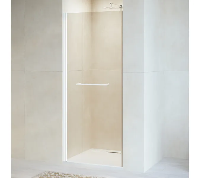 Душевая дверь RGW PA-103W прозрачное стекло, Цвет стекла: прозрачное, Цвет профиля (вариация): Белый, Выбрать размер: 80, изображение 2