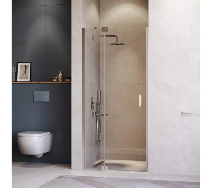 Душевая дверь RGW HO-014, Цвет стекла: прозрачное, Цвет профиля (вариация): Хром, Выбрать размер: 100, изображение 2