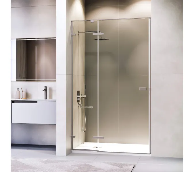 Душевая дверь RGW SV-004Gr, Цвет стекла: прозрачное, Цвет профиля (вариация): Серый, Выбрать размер: 120, изображение 2