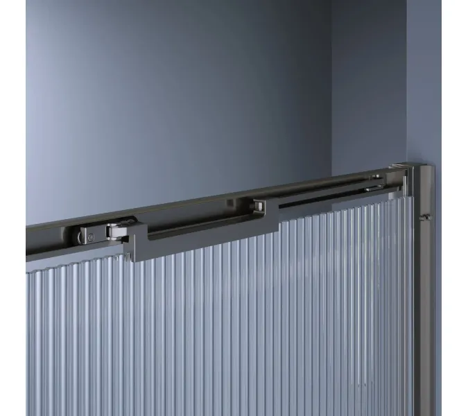 Душевая дверь RGW SV-05-Gr Серый/Ribbed, Цвет стекла: ребристое, Цвет профиля (вариация): Серый, Выбрать размер: 100, изображение 4