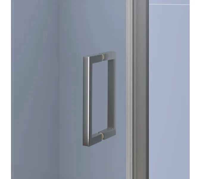 Душевая дверь RGW SV-05-Gr Серый/Прозрачное, Цвет стекла: прозрачное, Цвет профиля (вариация): Серый, Выбрать размер: 100, изображение 5