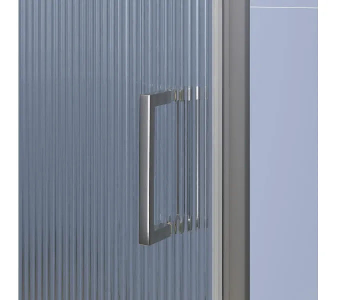 Душевая дверь RGW SV-05-Gr Серый/Ribbed, Цвет стекла: ребристое, Цвет профиля (вариация): Серый, Выбрать размер: 100, изображение 7