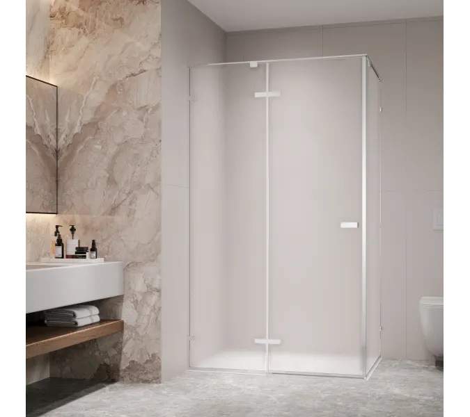 Душевой уголок RGW SV-030 матовое/хром, Цвет стекла: матовое, Цвет профиля: Хром, Выбрать размер: 1000x1000, изображение 3