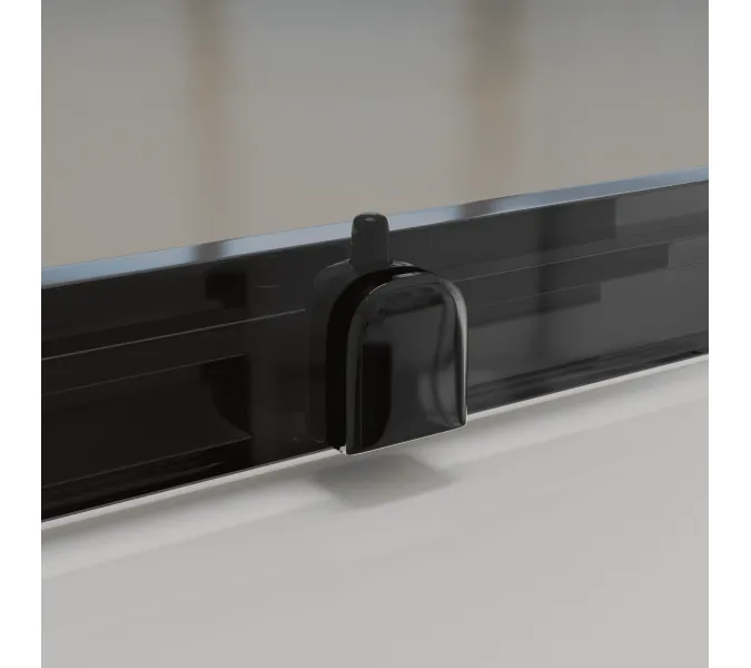 Душевая дверь RGW CL-13B тонированное/черный, Цвет стекла: тонированное, Цвет профиля: Черный, Выбрать размер: 120, изображение 5