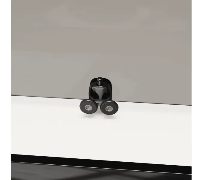 Душевая дверь RGW CL-13B тонированное/черный, Цвет стекла: тонированное, Цвет профиля: Черный, Выбрать размер: 120, изображение 4