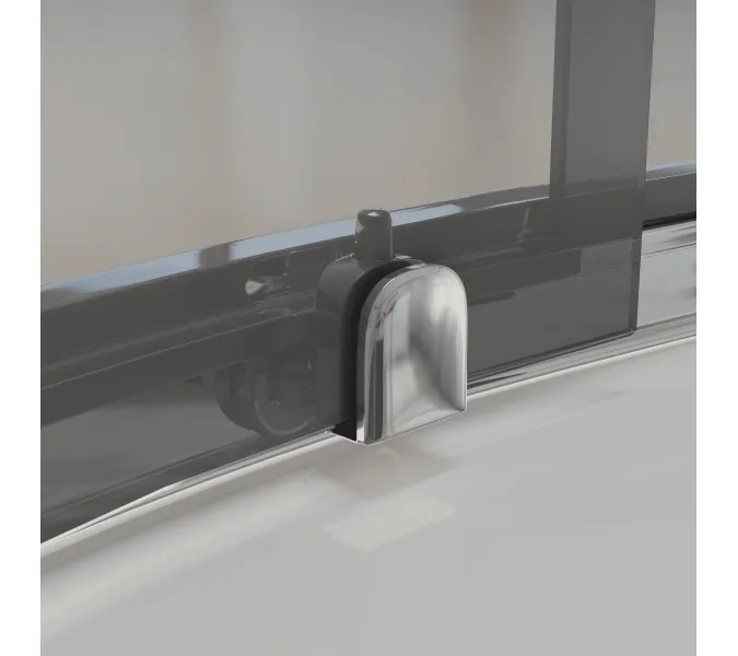 Душевой уголок RGW CL-56 тонированное/хром, Цвет стекла: тонированное, Цвет профиля: Хром, Выбрать размер: 900x900, изображение 7