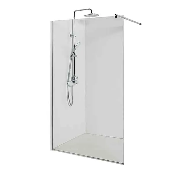 Душевая перегородка AvaCan  LC100/110/120, Цвет стекла: с рисунком, Цвет профиля: Хром, Выбрать размер: 120, изображение 22