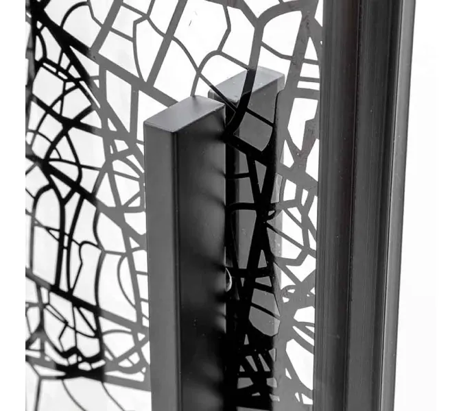 Душевой уголок AvaCan PB 90/100, Цвет стекла: с рисунком, Цвет профиля: Черный, Выбрать размер: 90х90, изображение 85