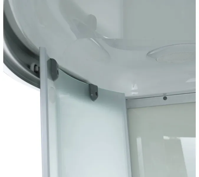 Душевая кабина AvaCan C3010/3080/3090 средний поддон, Цвет стекла: матовое, Цвет профиля: Хром, Тип поддона : Средний, Выбрать размер: 100х100, Внешний вид: Гидромассаж + электрика, Наличие крыши: есть, изображение 10