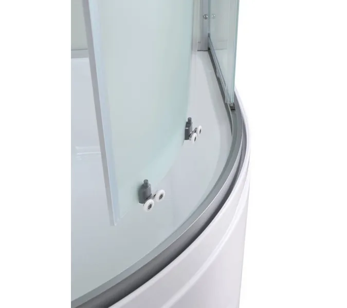 Душевая кабина AvaCan C3010/3080/3090 средний поддон, Цвет стекла: матовое, Цвет профиля: Хром, Тип поддона : Средний, Выбрать размер: 100х100, Внешний вид: Гидромассаж + электрика, Наличие крыши: есть, изображение 20