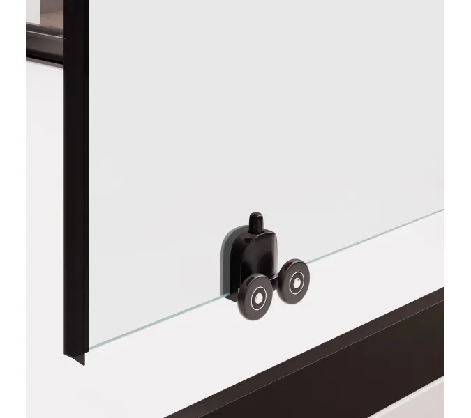 Душевой уголок RGW CL-54B, Цвет стекла: прозрачное, Цвет профиля (вариация): Черный, Выбрать размер: 1000x1000, изображение 6