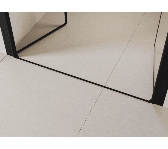 Душевая дверь RGW PA-104B, Цвет стекла: прозрачное, Цвет профиля (вариация): Черный, Выбрать размер: 70, изображение 5