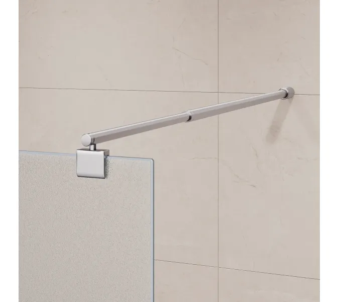 Душевая перегородка RGW WA-02-1 рифленое стекло, Цвет стекла: рифленое, Цвет профиля (вариация): Хром, Выбрать размер: 90, изображение 3