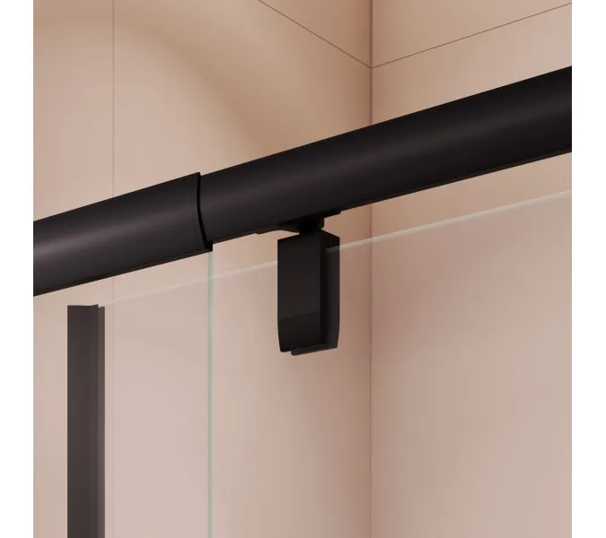 Душевая дверь RGW PA-02B NEW, Цвет стекла: прозрачное, Цвет профиля (вариация): Черный, Выбрать размер: 80, изображение 13