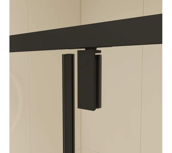 Душевой уголок RGW CL-035B прозрачное/черный, Цвет стекла: прозрачное, Цвет профиля: Черный, Выбрать размер: 900x900, изображение 26