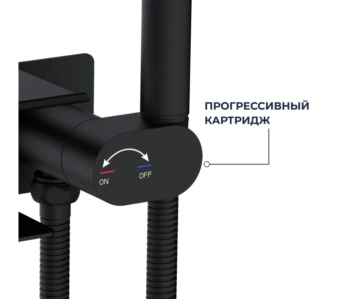 Гигиенический душ со смесителем RGW SP-221B, Выбрать цвет: Черный, изображение 20