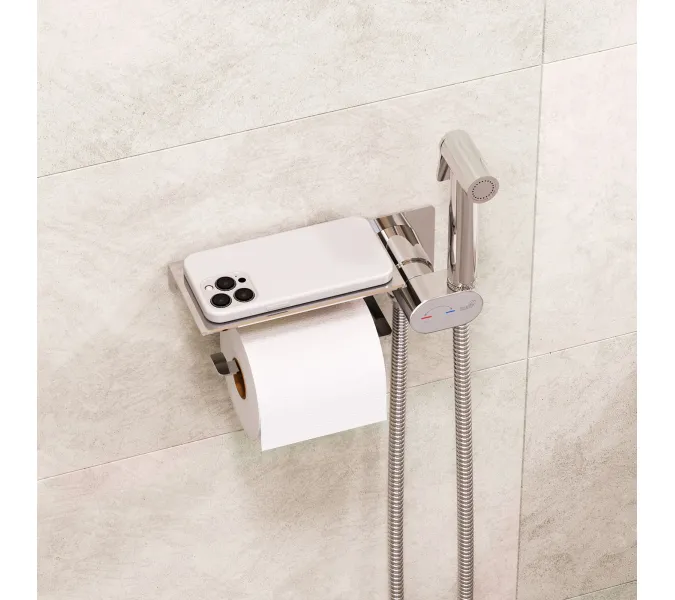 Гигиенический душ со смесителем RGW SP-221, Выбрать цвет: Хром, изображение 37