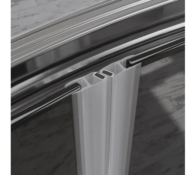 Душевой уголок RGW CL-56 тонированное/хром, Цвет стекла: тонированное, Цвет профиля: Хром, Выбрать размер: 900x900, изображение 8