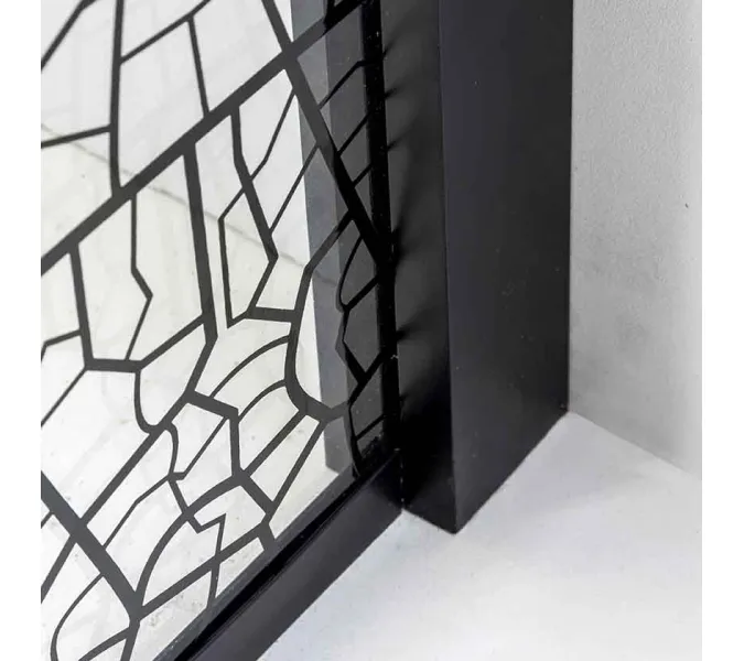 Душевой уголок AvaCan PB 90/100, Цвет стекла: с рисунком, Цвет профиля: Черный, Выбрать размер: 90х90, изображение 30