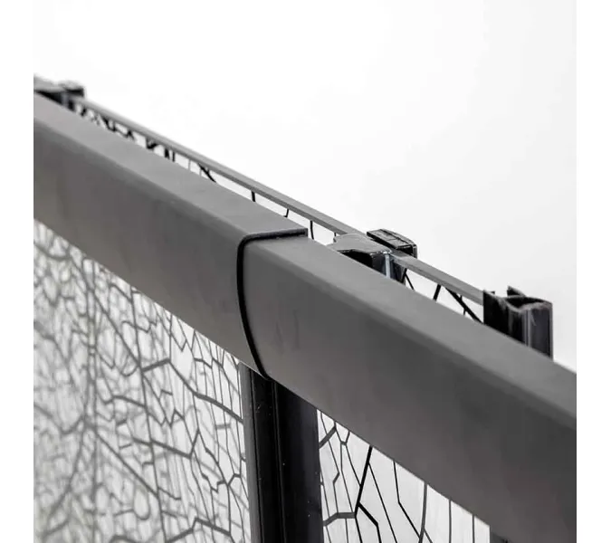 Душевой уголок AvaCan FB2  с рисунком/черный, Цвет стекла: с рисунком, Цвет профиля: Черный, Выбрать размер: 170-190х90, изображение 62