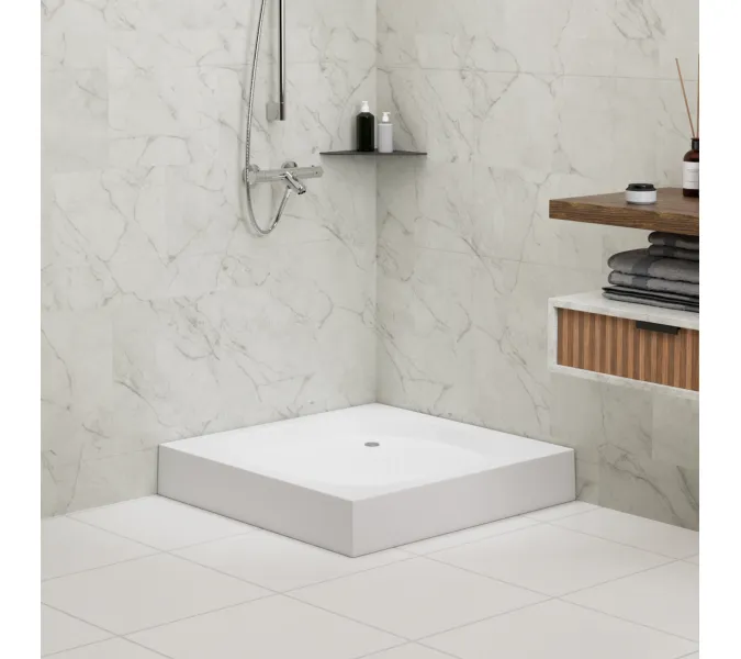 Душевой поддон квадратный RGW LUX/TN, Выбрать цвет: Белый, Выбрать размер: 800х800, изображение 3