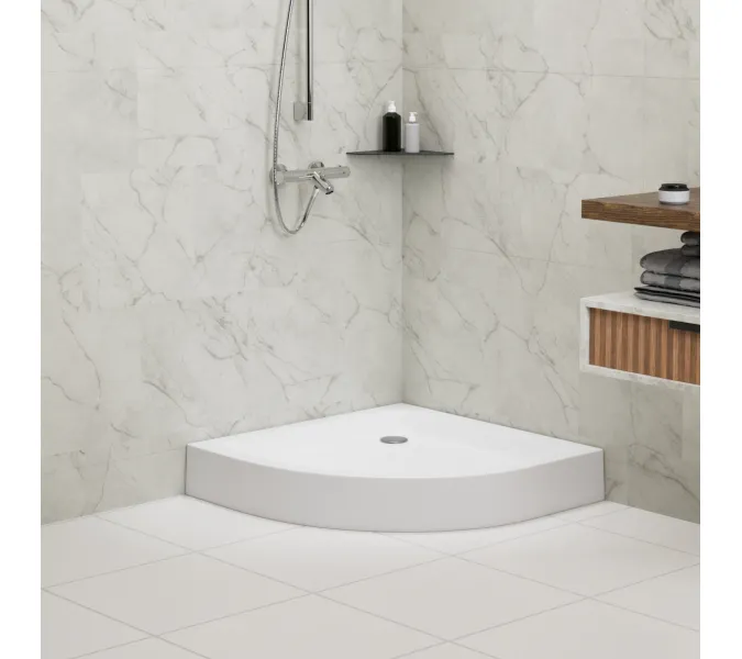 Душевой поддон полукруглый RGW LUX/TN-P, Выбрать цвет: Белый, Выбрать размер: 900х900, изображение 5