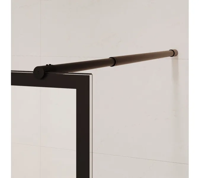 Перегородка для душа RGW WA-111B, Цвет стекла: прозрачное, Цвет профиля (вариация): Черный, Выбрать размер: 80, изображение 5