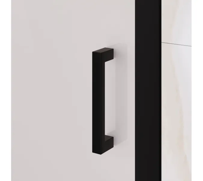 Душевая дверь RGW PA-016B, Цвет стекла: матовое, Цвет профиля (вариация): Черный, Выбрать размер: 120, изображение 10