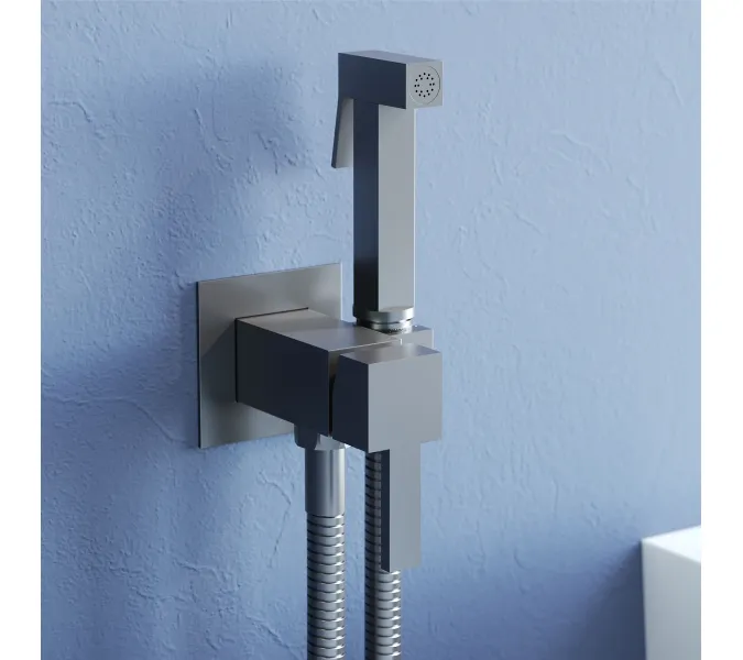 Гигиенический душ со смесителем RGW SP-212Gr, Выбрать цвет: Никель, изображение 36