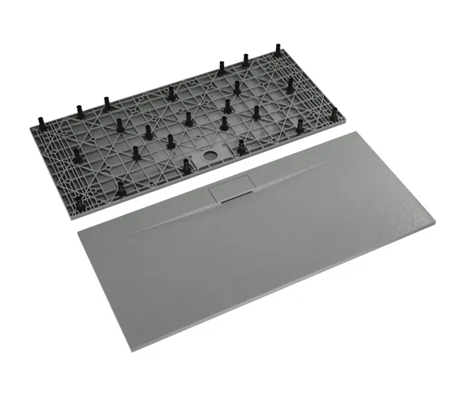 Душевой поддон прямоугольный RGW TKS-Gr Серый, Выбрать цвет: Серый, Тип поддона : Низкий, Выбрать размер: 80х200, изображение 6