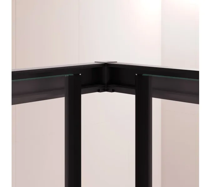 Душевой уголок RGW PA-040B, Цвет стекла: прозрачное, Цвет профиля (вариация): Черный, Выбрать размер: 800x1000, изображение 39