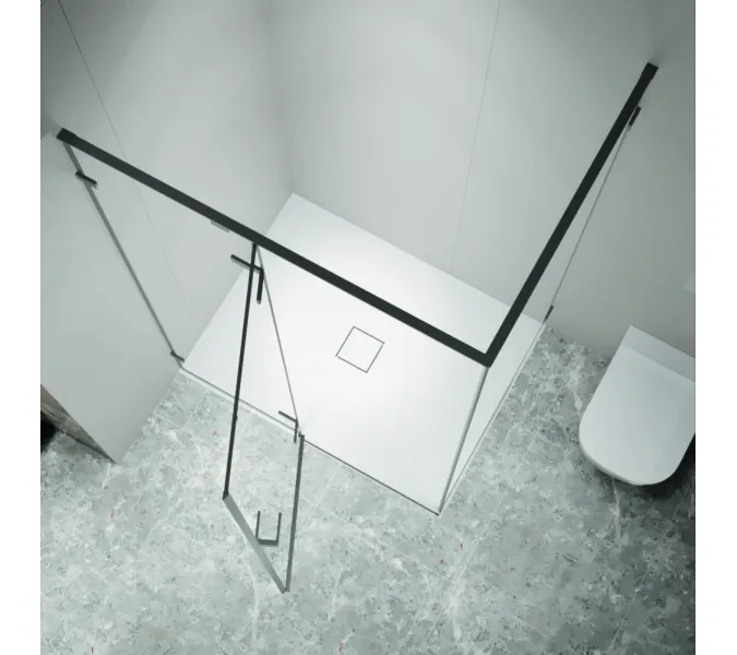 Душевой уголок RGW SV-040Gr  прозрачное/серый, Цвет стекла: прозрачное, Цвет профиля: Серый, Выбрать размер: 1200x1000, изображение 16