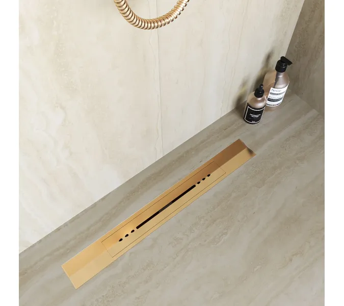 Душевой трап RGW SDR-53Gb золото, Выбрать цвет: Золото, Выбрать размер: 80, изображение 4