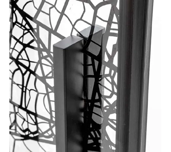 Душевой уголок AvaCan FB2  с рисунком/черный, Цвет стекла: с рисунком, Цвет профиля: Черный, Выбрать размер: 170-190х90, изображение 91