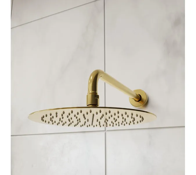 Душевая система встраиваемая RGW SP-55G, Выбрать цвет: Золото, изображение 3