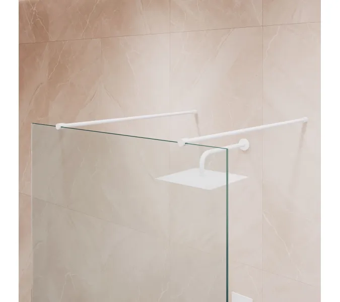 Душевая перегородка RGW WA-016W, Цвет стекла: прозрачное, Цвет профиля (вариация): Белый, Выбрать размер: 140, изображение 4