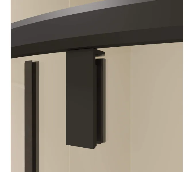 Душевой уголок RGW CL-55B, Цвет стекла: прозрачное, Цвет профиля: Черный, Выбрать размер: 900x900, изображение 27