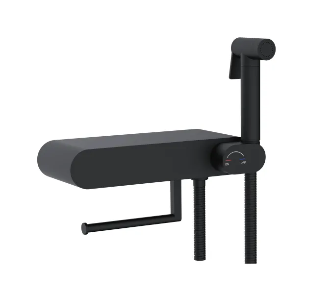 Гигиенический душ со смесителем RGW SP-222B, Выбрать цвет: Черный, изображение 59