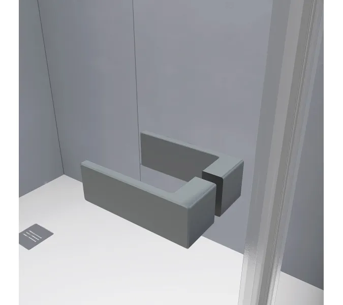 Душевой уголок RGW SV-030Gg матовое/серый, Цвет стекла: матовое, Цвет профиля: Серый, Выбрать размер: 1000x1000, изображение 4