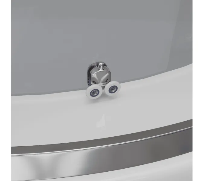 Душевой уголок RGW CL-56 тонированное/хром, Цвет стекла: тонированное, Цвет профиля: Хром, Выбрать размер: 900x900, изображение 6