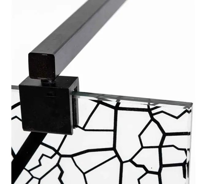 Душевая перегородка AvaCan MB100/110/120, Цвет стекла: с рисунком, Цвет профиля: Черный, Выбрать размер: 120, изображение 107