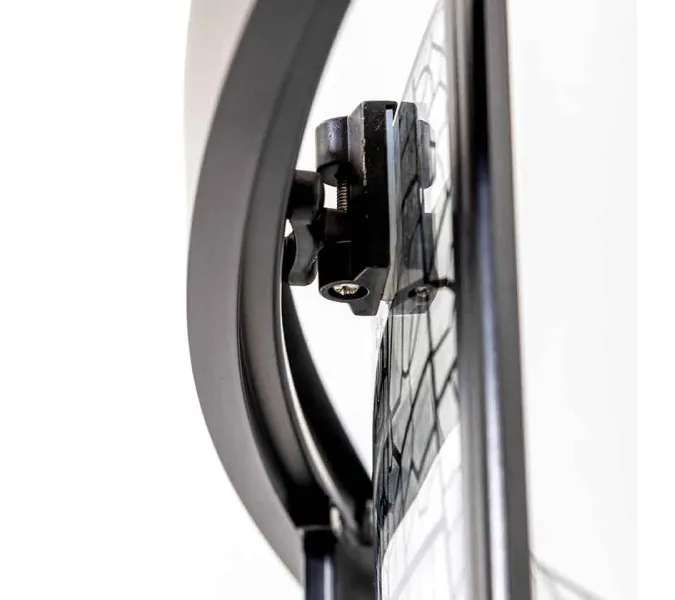 Душевое ограждение HB90 DTO четверть круга, Цвет стекла: с рисунком, Цвет профиля: Черный, Выбрать размер: 90х90, изображение 64