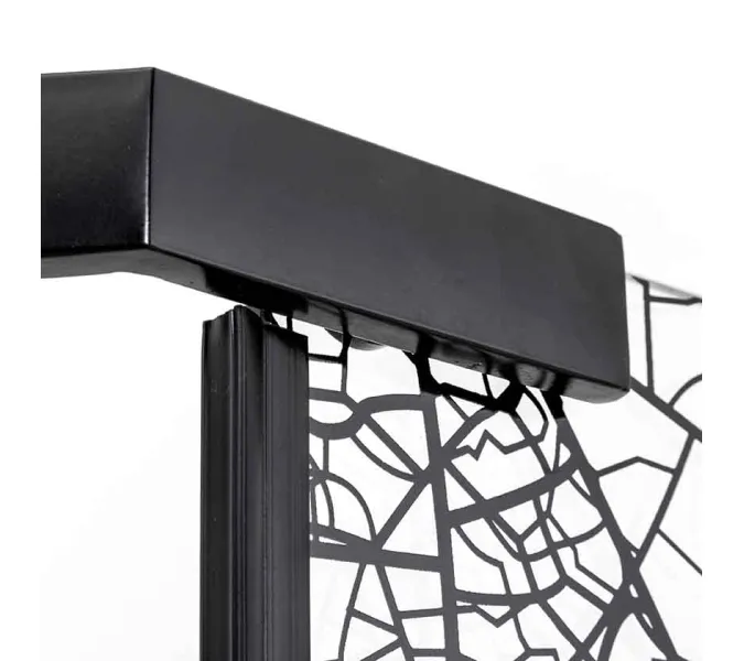 Душевой уголок AvaCan PB 90/100, Цвет стекла: с рисунком, Цвет профиля: Черный, Выбрать размер: 90х90, изображение 40