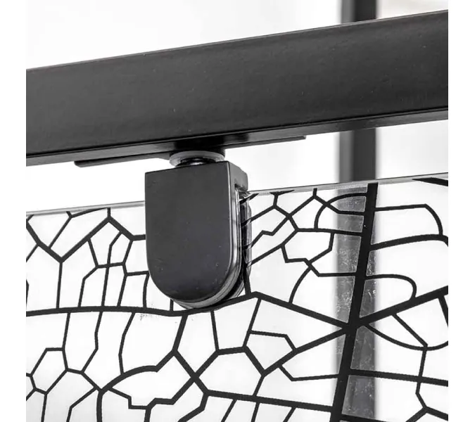 Душевой уголок AvaCan PB 90/100, Цвет стекла: с рисунком, Цвет профиля: Черный, Выбрать размер: 90х90, изображение 48