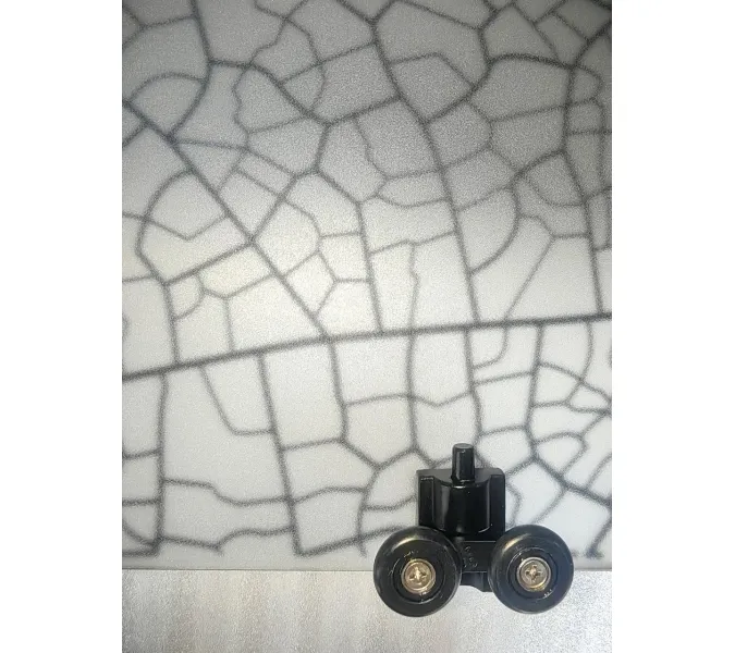 Душевой уголок AvaCan FB2 матовое с рисунком/черный, Цвет стекла: матовое с рисунком, Цвет профиля: Черный, Выбрать размер: 170-190х90, изображение 40